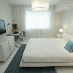 Белый цвет для офорлмения красивой спальни