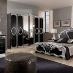 Черный цвет для оформления спальни
