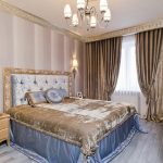 Как создать барокко стиль в просторной спальни