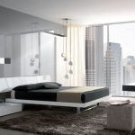 Красивая хай-тек спальня