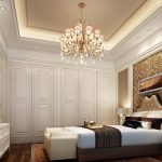 Люстра для классического стиля интерьера спальни