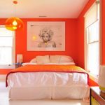 Оранжевая спальня с апельсиновыми нотками