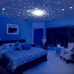 Потолок под звездное небо в обустройстве спальни