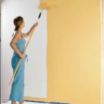 Правила окрашивания стен различной краской