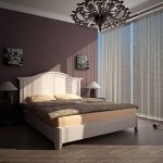 Пробка как пол в спальне