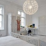 Просторная спальня в скандинавском стиле