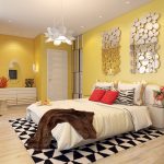 Спальня, оформлення в желтом