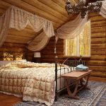 Спальня в стиле кантри