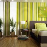 Спальня в зеленых тонах