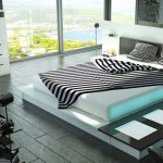 Стиль хай-тек для спальни