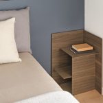 Угловая тумбочка для спальной комнаты