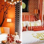 Варианты оформления оранжевых спален