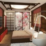 Японский стиль для спальни