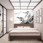 Японский стиль интерьера для спальни