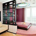 Зонирование спальни