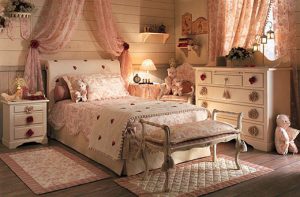 Фото интерьера детской спальни в стиле прованс