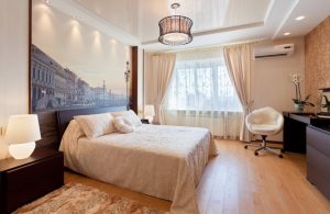 Натяжные потолки для спальни - романтично, стильно и практично