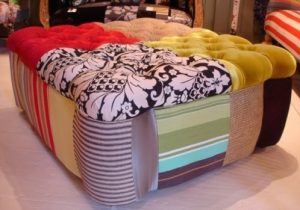 Идеи для стилизации пуфика