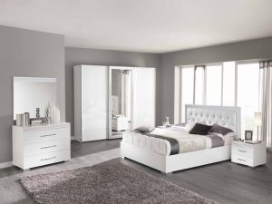 Белая спальня в современном дизайне