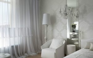 Белый цвет в спальне