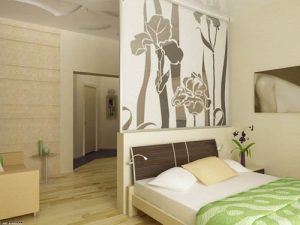 Декоративные перегородки для обустройства спальни