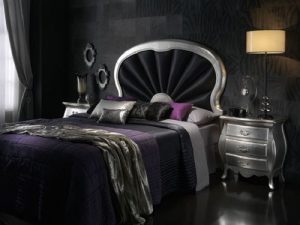 Дизайн черной спальни
