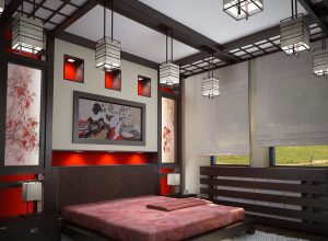 Философия японского стиля интерьера в спальне