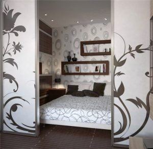 Идея зонирования спальни