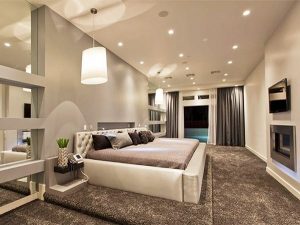 Как комбинировать освещение в спальню