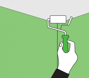 Как красить стены своими руками