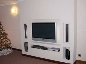 Как сделать гипсокартонный короб своими руками под телевизор