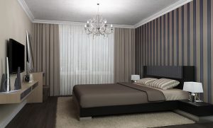 Комбинированный пол в спальню