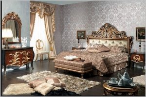 Королевский стиль барокко для вашей спальни