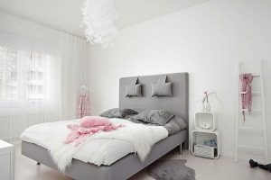 Красивая скандинавская спальня