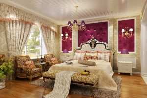 Красивая спальня ампир