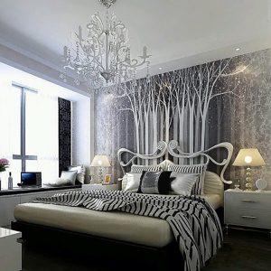 Красота стиля модерн в спальне