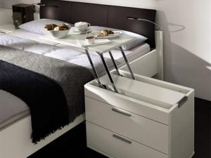 Многофунуциональная тумбочка для спальни