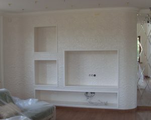 Монтаж гипсокартонного короба в спальне