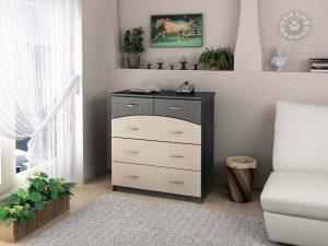 Небольшой комод для обустройства спальни