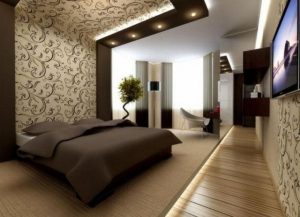 Несколько способов для зонирования спальной комнаты