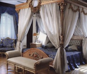 Основные черты стиля ампир на примере спальни