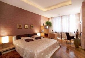 Освещение спальни комбинированного типа