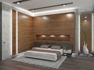 Паркет для создания приятной атмосферы в спальне