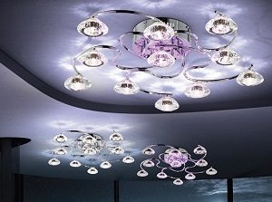 Потолочная люстра для спальни