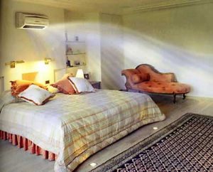 Правильное размещение системы кондиционирования в спальне