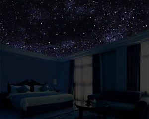 Применяем звездное небо в спальне