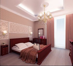 Привлекательная люстра в спальню