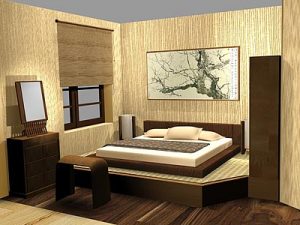 Секреты оформления спальни в японском стиле