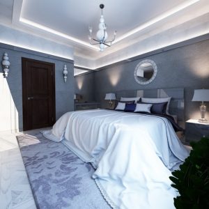 Серая палитра для оформления спальни