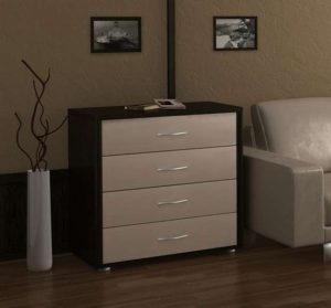 Современный комод с ящиками для спальни